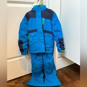 Lands’ End Kids Squall Waterproof Winter Parka and Snow pants, Size 4